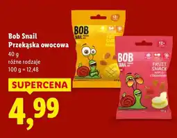Lidl Przekąska owocowa Bob Snail oferta