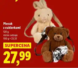 Lidl Plecak z cukierkami Lidl oferta