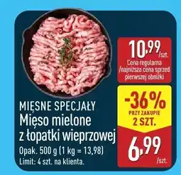 ALDI Mięso mielone z łopatki wieprzowej MIĘSNE SPECJAŁY oferta