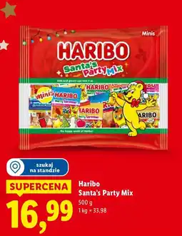 Lidl Żelki Haribo Santa's Party Mix oferta