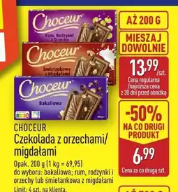 ALDI Czekolada Choceur z orzechami/migdałami oferta