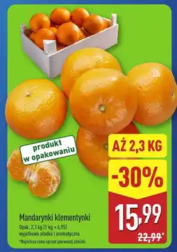 ALDI Mandarynki klementynki Aldi oferta