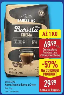 ALDI Kawa ziarnista Barissimo Barista Crema oferta