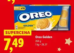 Lidl Ciastka Oreo Golden oferta
