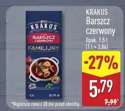 ALDI Barszcz czerwony KRAKUS oferta