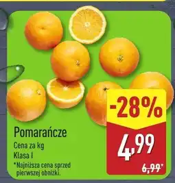 ALDI Pomarańcze Aldi oferta