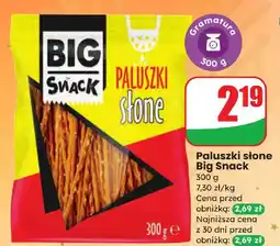 Dino Paluszki słone Big Snack 300 g oferta