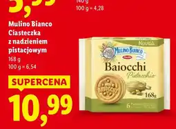Lidl Ciastka Mulino Bianco Ciasteczka z nadzieniem pistacjowym oferta