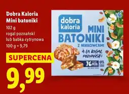 Lidl Batoniki Dobra Kaloria Mini batoniki rogal poznański lub babka cytrynowa oferta