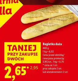 Lidl Bagietka duża Lidl oferta