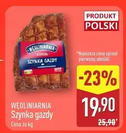 ALDI Szynka gazdy WĘDLINIARNIA oferta