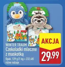 ALDI Czekoladki mleczne z maskotką WINTER TRAUM oferta