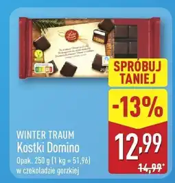 ALDI Czekolada Kostki Domino WINTER TRAUM oferta