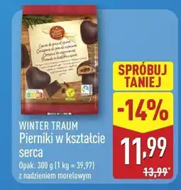 ALDI Pierniki w kształcie serca WINTER TRAUM oferta