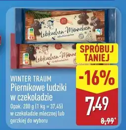 ALDI Czekolada Piernikowe ludziki WINTER TRAUM oferta