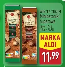 ALDI WINTER TRAUM Minibatoniki nugatowe oferta