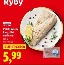 Lidl Karp polski świeży, filet nacinany Lidl oferta