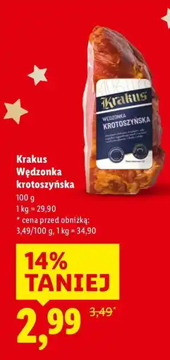 Lidl Wędzonka krotoszyńska Krakus oferta