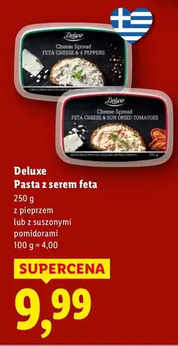 Lidl Deluxe Pasta z serem feta z pieprzem lub z suszonymi pomidorami oferta