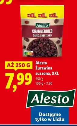 Lidl Żurawina Alesto Żurawina suszona, XXL oferta