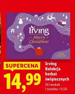 Lidl Herbata Irving Kolekcja świątecznych herbat oferta