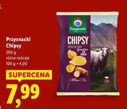Lidl Chipsy Przysnacki oferta