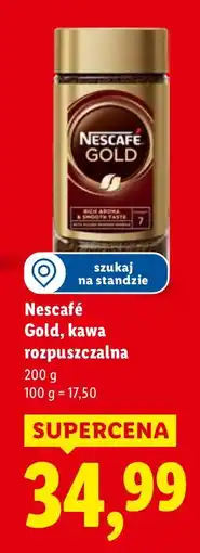 Lidl Kawa Nescafé Gold rozpuszczalna oferta