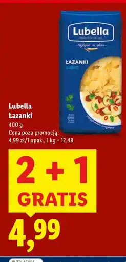 Lidl Łazanki Lubella oferta