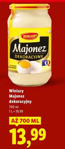 Lidl Majonez dekoracyjny Winiary oferta