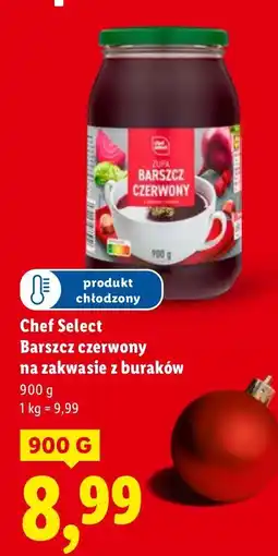 Lidl Barszcz czerwony na zakwasie z buraków Chef Select oferta