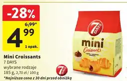 Intermarche Mini Croissants 7 DAYS wybrane rodzaje oferta