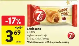 Intermarche Croissant 7 DAYS wybrane rodzaje oferta