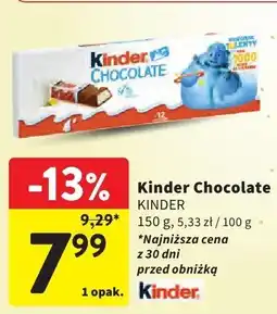 Intermarche Czekolada Kinder Chocolate KINDER oferta