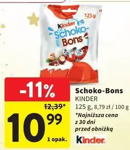 Intermarche Czekolada Schoko-Bons KINDER oferta
