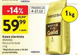 Intermarche Kawa ziarnista WOSEBA Mocca Fix Gold oferta
