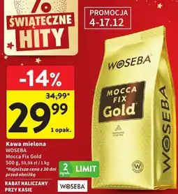 Intermarche Kawa mielona WOSEBA Mocca Fix Gold oferta