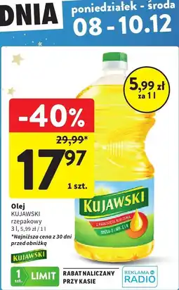 Intermarche Olej rzepakowy Kujawski oferta
