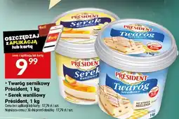 Twój Market Serek waniliowy Président, 1 kg oferta