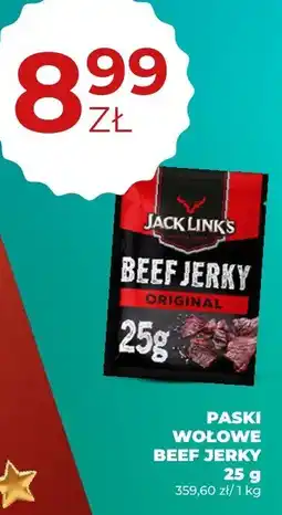 Duży Ben Paski wołowe Beef Jerky Jack Link's Original 25 g oferta