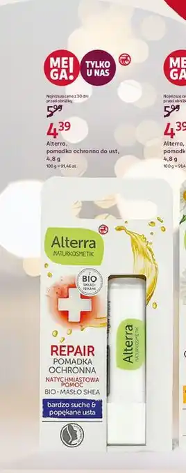 Pomadka ochronna repair masło shea Alterra