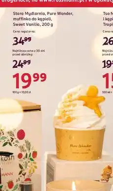 Rossmann Muffinka do kąpieli wanilia Stara Mydlarnia oferta