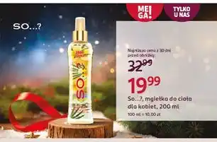 Mgiełka do ciała So...? Bali Breeze