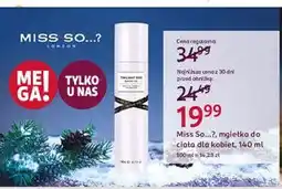 Rossmann Mgiełka do ciała peony & musk Miss So...? Secret Crush oferta