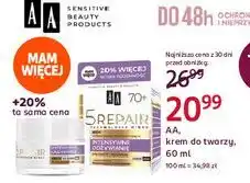 Rossmann Dzienno-nocny krem intensywnie regenerujący 70+ intensywne odżywianie Aa Technologia Wieku 5Repair oferta