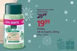 Rossmann Sól do kąpieli eukaliptus Kneipp oferta