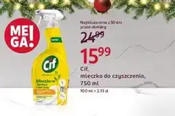 Rossmann Mleczko w sprayu lemon Cif Cleanboost oferta
