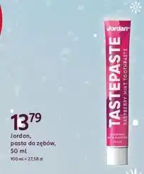 Rossmann Pasta do zębów raspberry mint Jordan Tastepaste oferta
