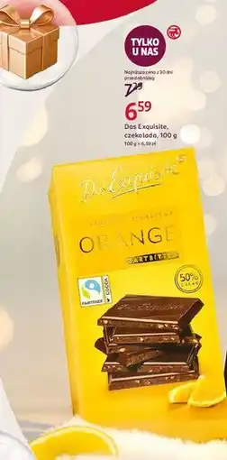 Rossmann Czekolada gorzka pomarańczowa Das Exquisite oferta