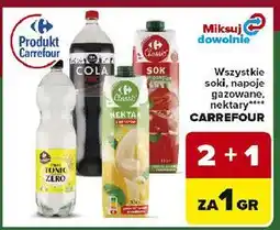 Carrefour Napój fresh tonic zero Carrefour Sensation oferta