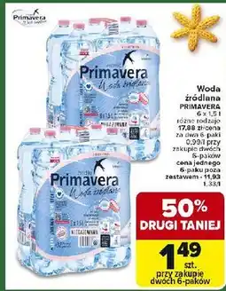 Carrefour Woda niegazowana Primavera oferta